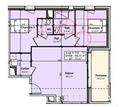 Appartement à vendre 3 pièces 69 m² Givrand