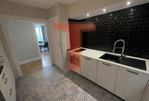 Saint-Étienne (42000) Très bel appartement rénové T2 de 61,11m² rue Michelet hyper centre