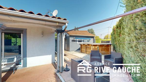 Maison de plain-pied 3 pièces – 82 m² – Terrain clos de 750 m² – Roussillon