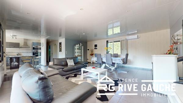 Maison de plain-pied 3 pièces – 82 m² – Terrain clos de 750 m² – Roussillon