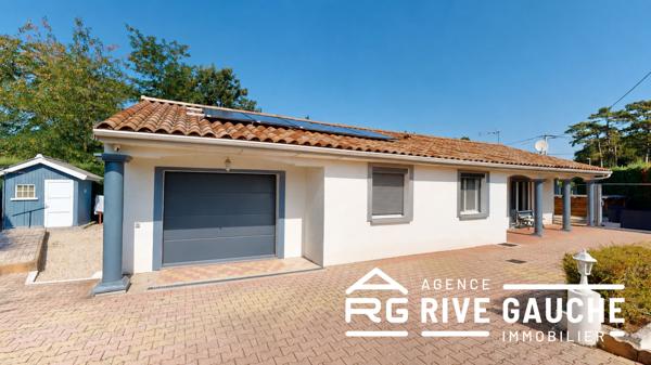 Maison de plain-pied 3 pièces – 82 m² – Terrain clos de 750 m² – Roussillon