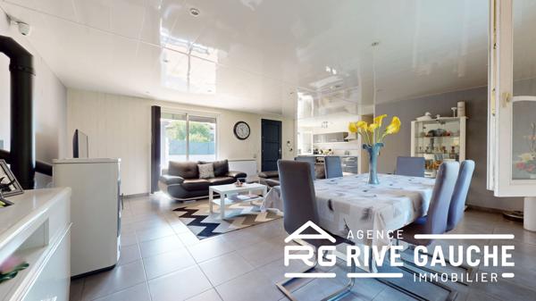 Maison de plain-pied 3 pièces – 82 m² – Terrain clos de 750 m² – Roussillon
