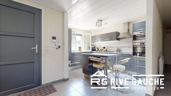 Maison de plain-pied 3 pièces – 82 m² – Terrain clos de 750 m² – Roussillon