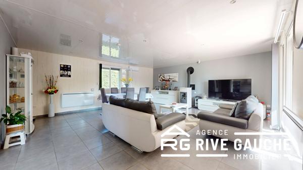 Maison de plain-pied 3 pièces – 82 m² – Terrain clos de 750 m² – Roussillon