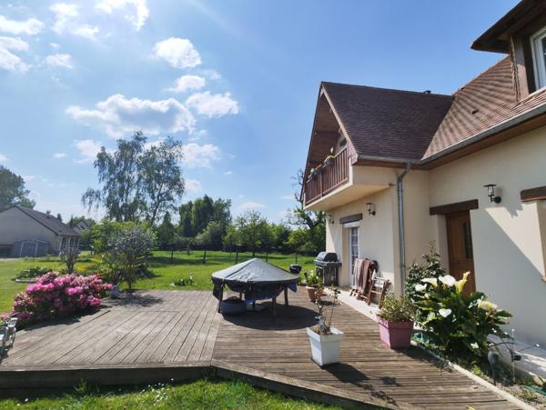 10 min Lisieux, maison de 154 m² hab, 5 chambres