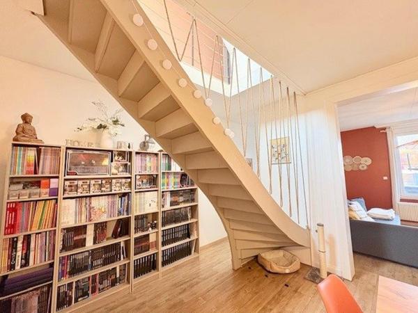 Maison semi-individuelle avec grand jardin et garage et fort potentiel – Bruay-sur-l’Escaut