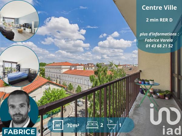 Appartement à vendre 3 pièces 73 m² Maisons-Alfort