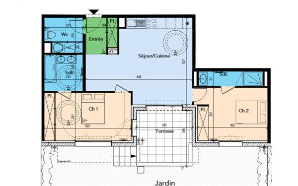 Appartement à vendre    3 pièces • 73,35 m2 Lapalud