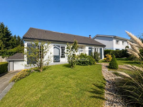 Vrai plain-pied avec  cave et garage, 3 chambres