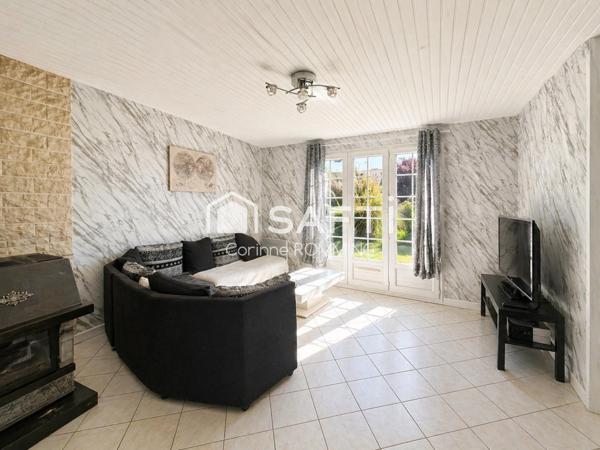 Vrai plain-pied avec  cave et garage, 3 chambres