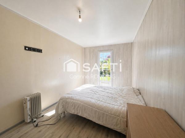 Vrai plain-pied avec  cave et garage, 3 chambres