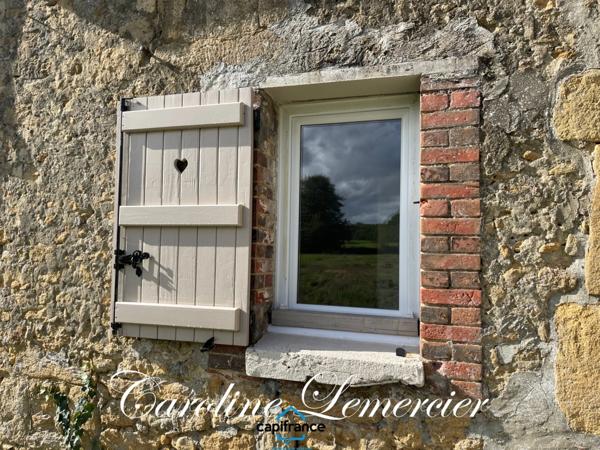 Maison à vendre 4 pièces proche de CONNERRE (72)FERMETTE en campagne isolée de 60 m² habitables 2 chambres avec un potentiel evolutif sur dependances, 1 hectare de terrain avec ruisseau