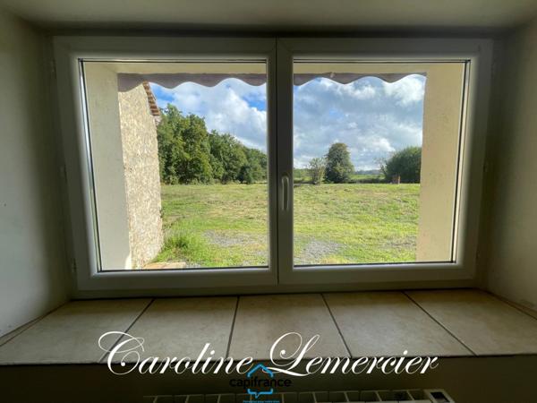 Maison à vendre 4 pièces proche de CONNERRE (72)FERMETTE en campagne isolée de 60 m² habitables 2 chambres avec un potentiel evolutif sur dependances, 1 hectare de terrain avec ruisseau