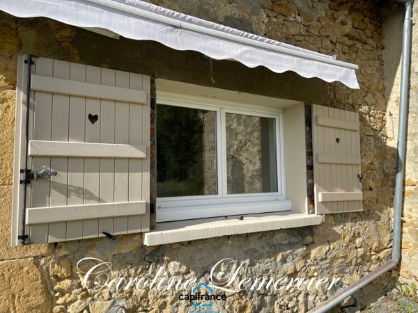 Maison à vendre 4 pièces proche de CONNERRE (72)FERMETTE en campagne isolée de 60 m² habitables 2 chambres avec un potentiel evolutif sur dependances, 1 hectare de terrain avec ruisseau