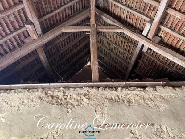 Maison à vendre 4 pièces proche de CONNERRE (72)FERMETTE en campagne isolée de 60 m² habitables 2 chambres avec un potentiel evolutif sur dependances, 1 hectare de terrain avec ruisseau