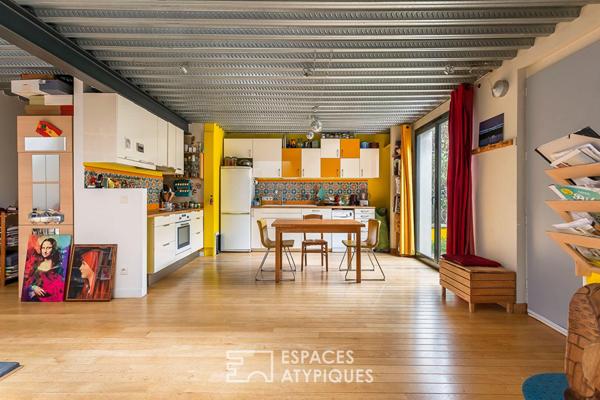 Duplex esprit maison avec jardin au calme, Lyon 9 Vaise