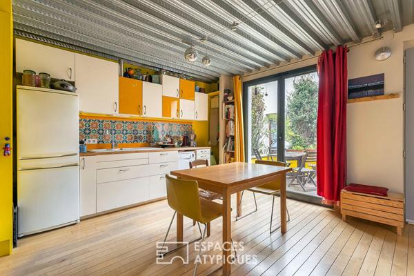 Duplex esprit maison avec jardin au calme, Lyon 9 Vaise