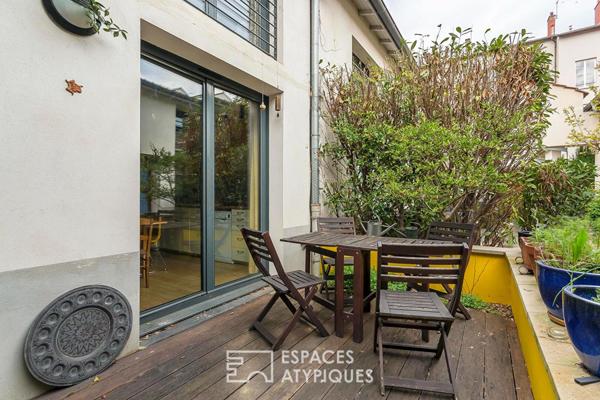 Duplex esprit maison avec jardin au calme, Lyon 9 Vaise