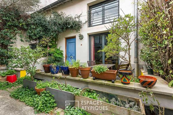 Duplex esprit maison avec jardin au calme, Lyon 9 Vaise