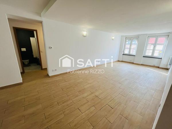 Appartement rénové 2 chambres – 70 m² – Centre-ville de Saint-Avold