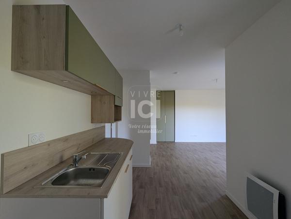 Appartement Nantes 2 pièce(s) - 47.50m² - Balcon 12.60m² - Parking