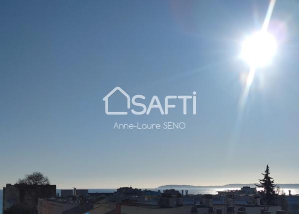 BEAU 2 pièces HYPER CENTRE avec VUE MER