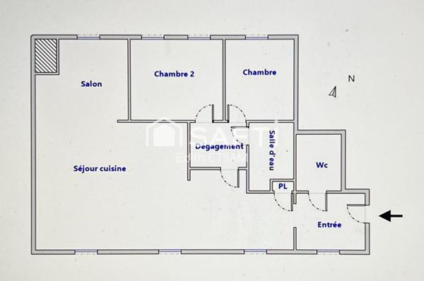 Appartement T4 vue mer