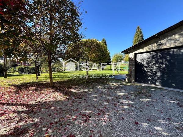 À SAINT-CLÉMENT, MAISON FAMILIALE AVEC GARAGE ET GRAND TERRAIN