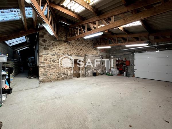 À SAINT-CLÉMENT, MAISON FAMILIALE AVEC GARAGE ET GRAND TERRAIN