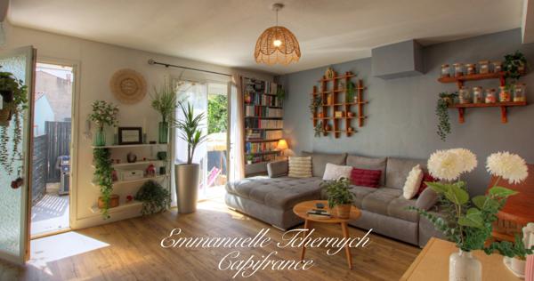 Miramas - Maison 4 pièces 80 m² - 3 chambres - Terrasse 35 m² - 2 parkings - DPE B