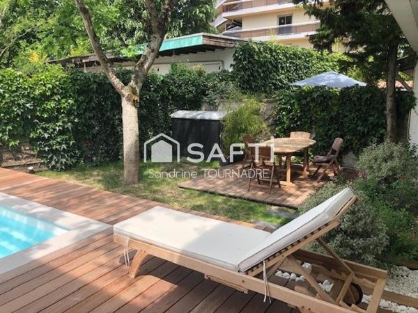 BORDEAUX CAUDERAN, Maison d'architecte, 3 chambres, piscine, garage, grande cave