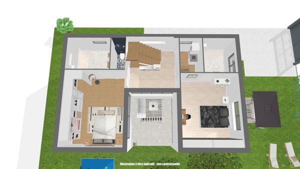 Maison familiale à fort potentiel non achevée, 157 m² habitables