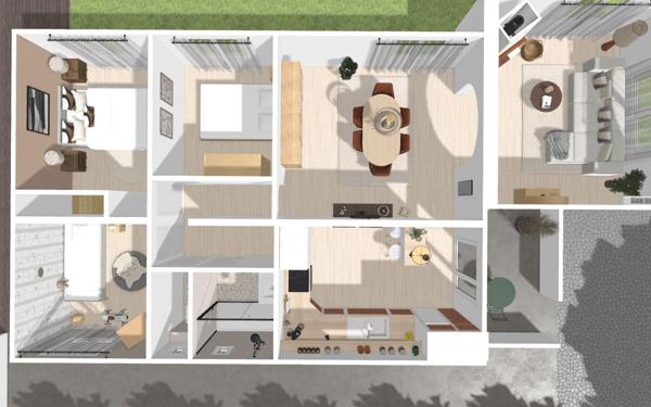 Appartement à vendre    4 pièces • 85 m2 Allauch