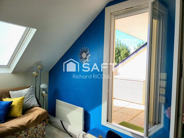 App Cabourg 63m² 85m² au sol - 2 ch en duplex - Terrasse - Parkg