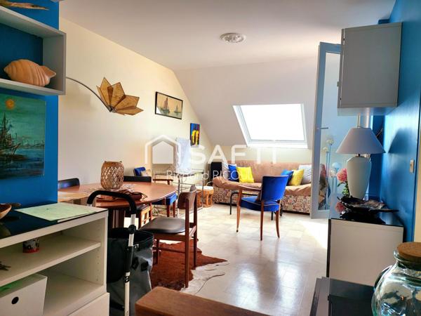 App Cabourg 63m² 85m² au sol - 2 ch en duplex - Terrasse - Parkg