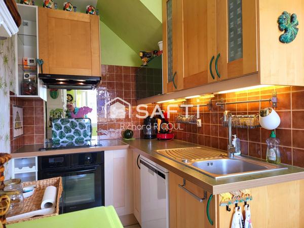 App Cabourg 63m² 85m² au sol - 2 ch en duplex - Terrasse - Parkg