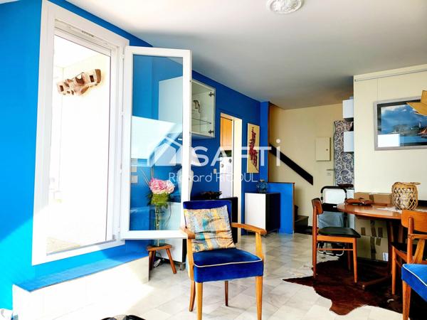 App Cabourg 63m² 85m² au sol - 2 ch en duplex - Terrasse - Parkg