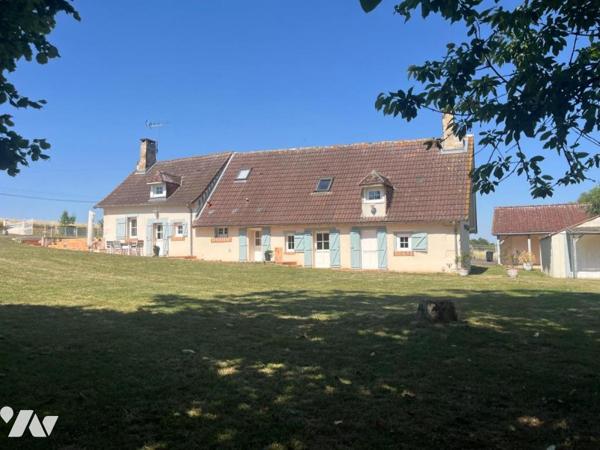 Longère berrichonne - garage - dépendance- 3289m²