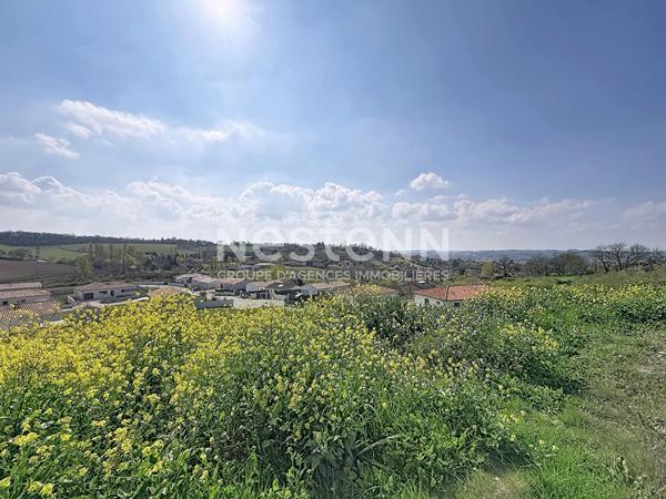 A vendre Terrain à Auch 878 m2 dans lotissement neuf, vue dégagée