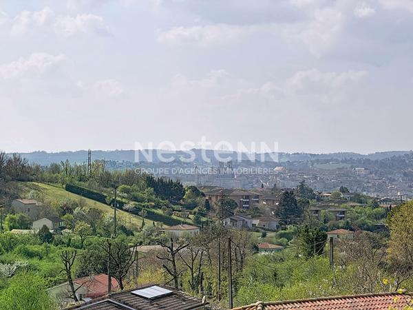 A vendre Terrain à Auch 878 m2 dans lotissement neuf, vue dégagée