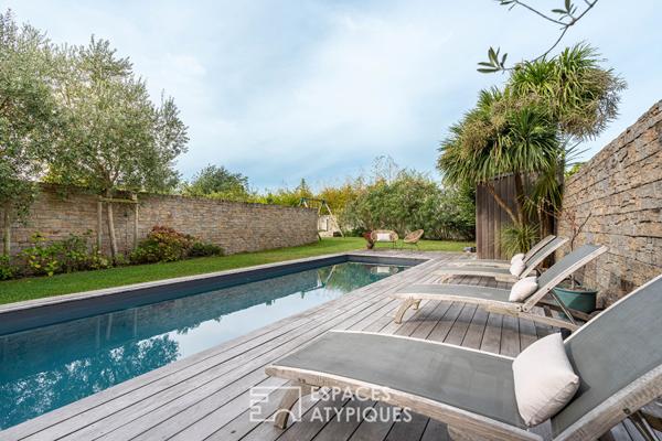 Charme contemporain avec piscine Rezé St Paul