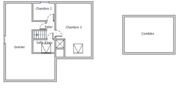 Pavillon 4 chambres sur terrain de 2600m2