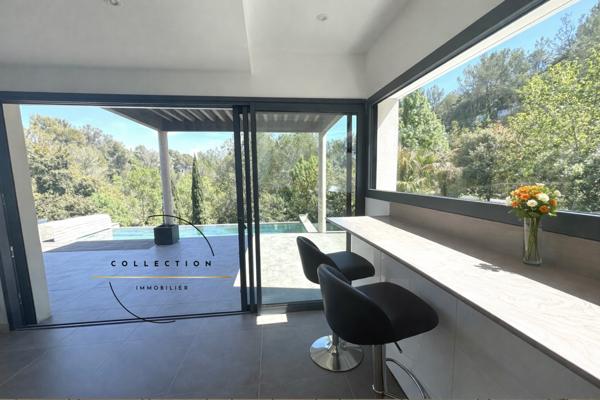 Montferrier-sur-Lez (34980) Villa contemporaine avec vue et environnement exceptionnels