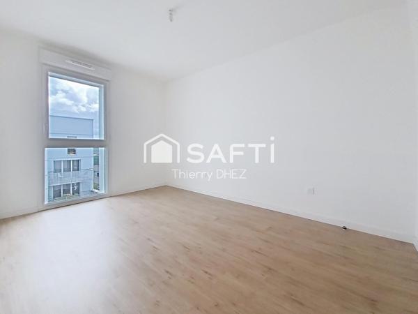 T2 41m² de 2022 au dernier étage avec balcon, vue dégagée et frais de notaire réduits !