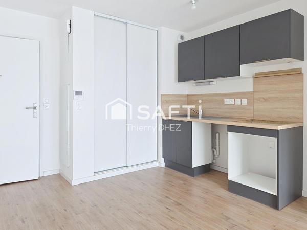 T2 41m² de 2022 au dernier étage avec balcon, vue dégagée et frais de notaire réduits !
