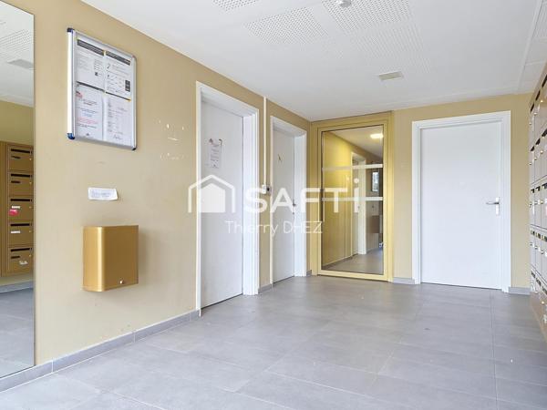 T2 41m² de 2022 au dernier étage avec balcon, vue dégagée et frais de notaire réduits !