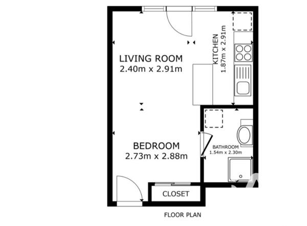 Appartement à vendre 1 pièce 25 m² Nanterre