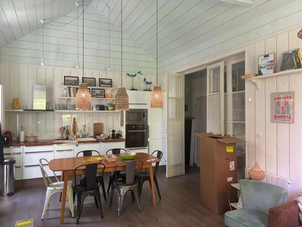 Maison ville d'hiver.