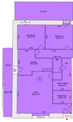 Appartement de plain-pied, en RDC d'une maison, à vendre à SEYSSEL (01), avec terrasse, à 40 mn d'Aix-les-Bains, 50 mn de Genève et 1H30 de Lyon.