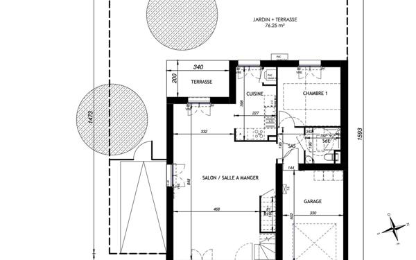 Maison à vendre    4 pièces • 88,55 m2 La Baule-Escoublac